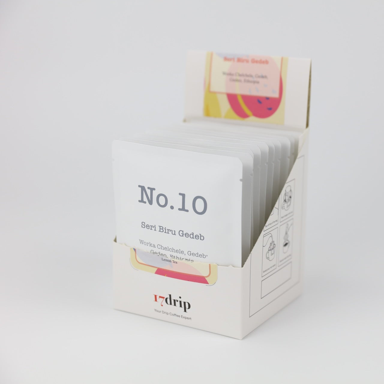 Drip Coffee, No.10, Ethiopia, "Seri Biru Gedeb", 10 Bags in Box