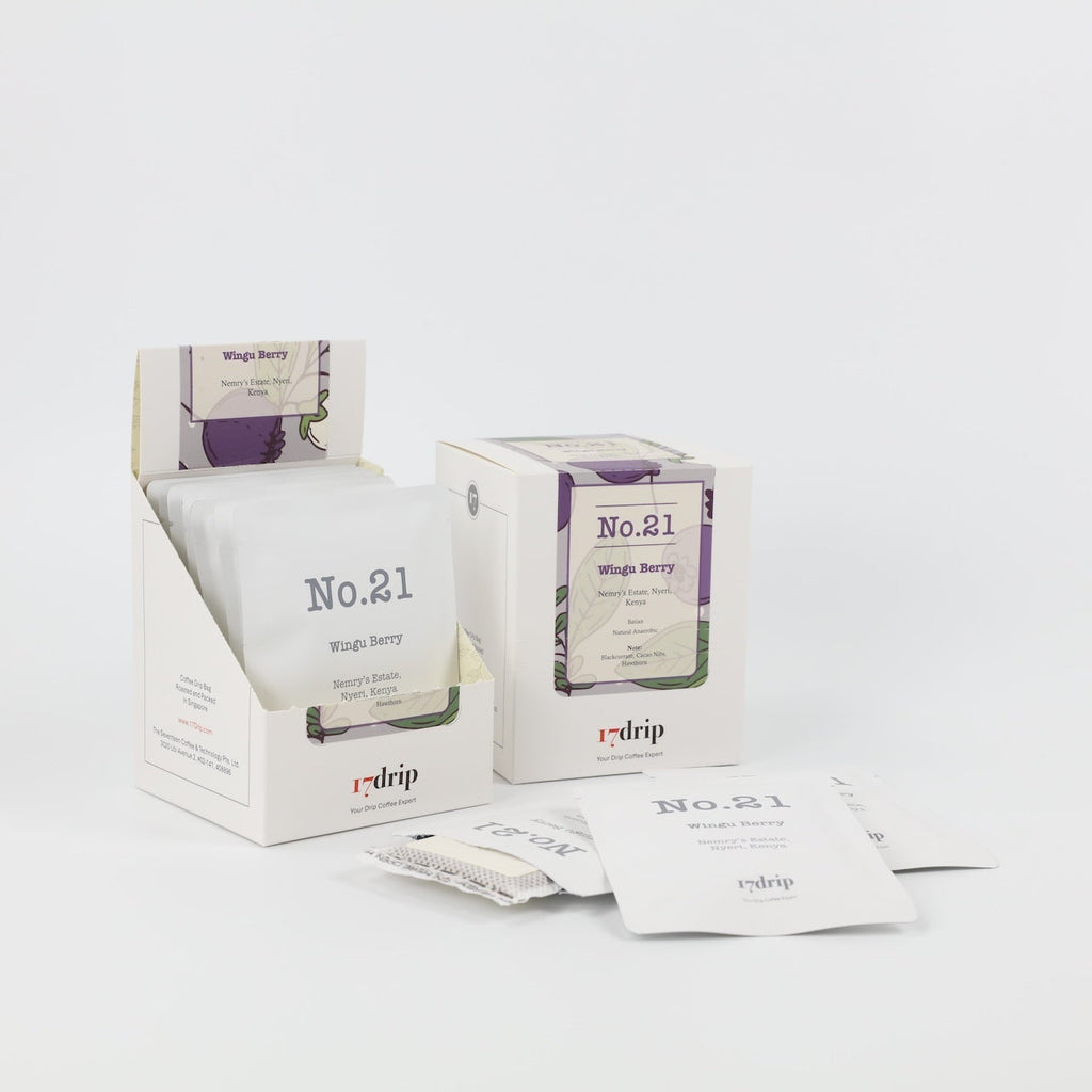 Drip Coffee, No.21, Kenya, "Wingu Berry", 10 Bags in Box
