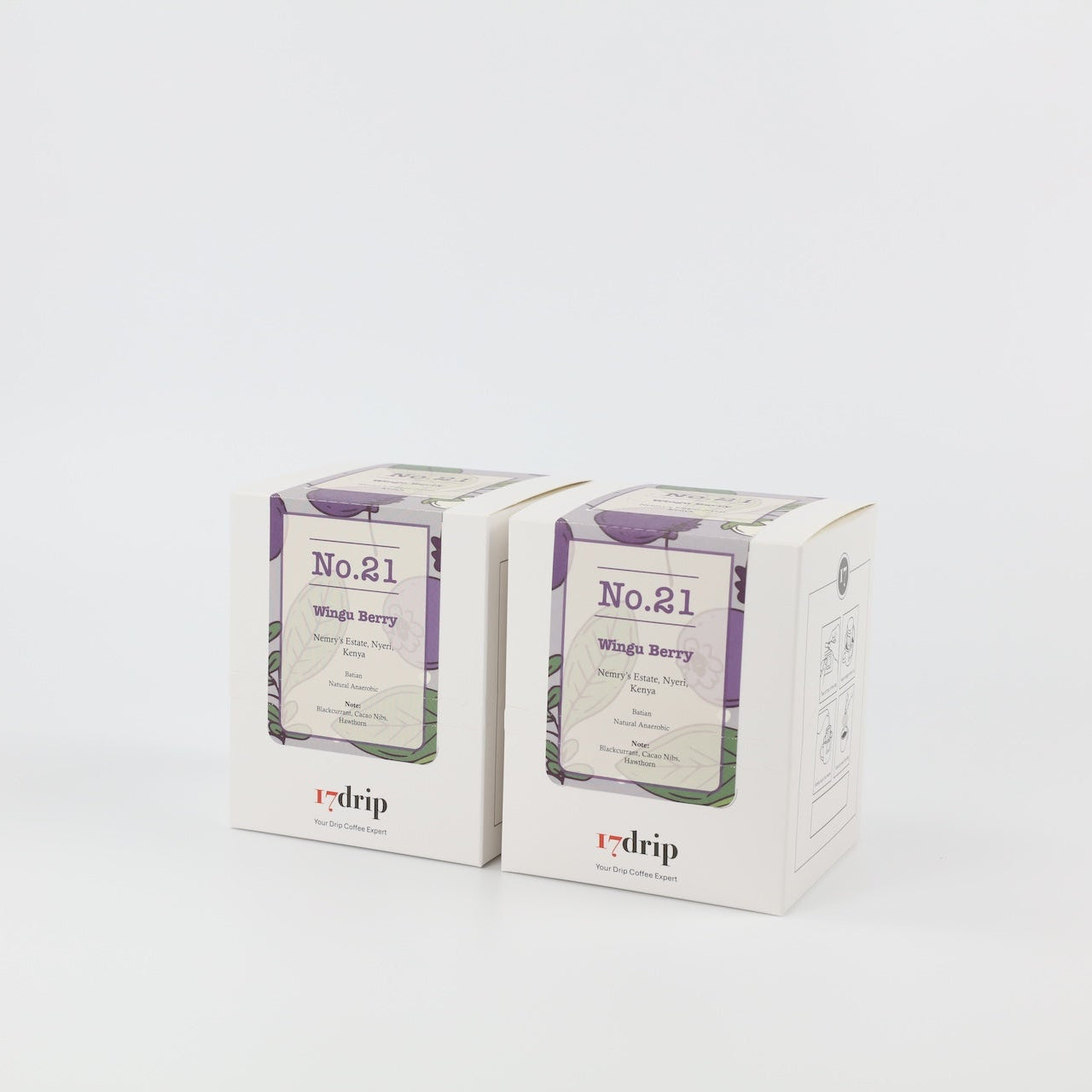 Drip Coffee, No.21, Kenya, "Wingu Berry", 10 Bags in Box