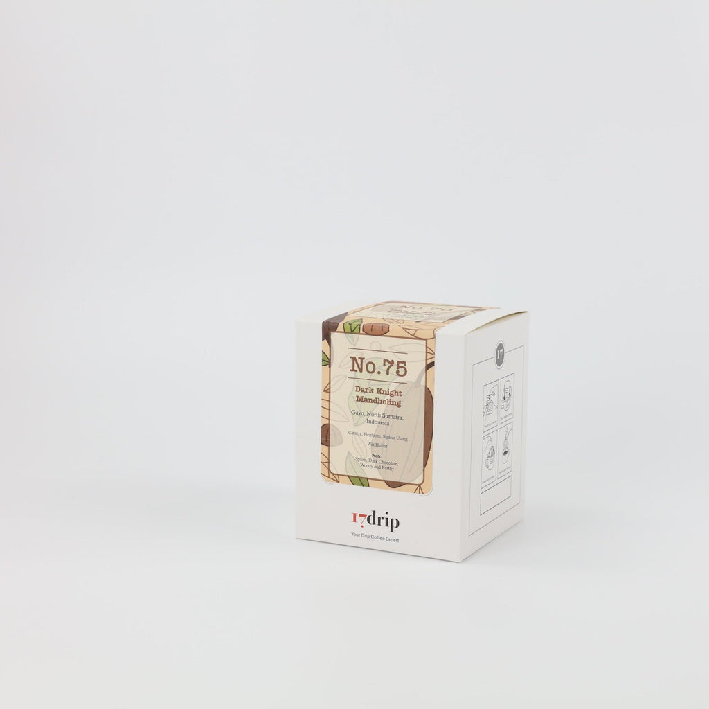 Drip Coffee, No.75, Indonesia, Mandheling, 10 Bags in Box